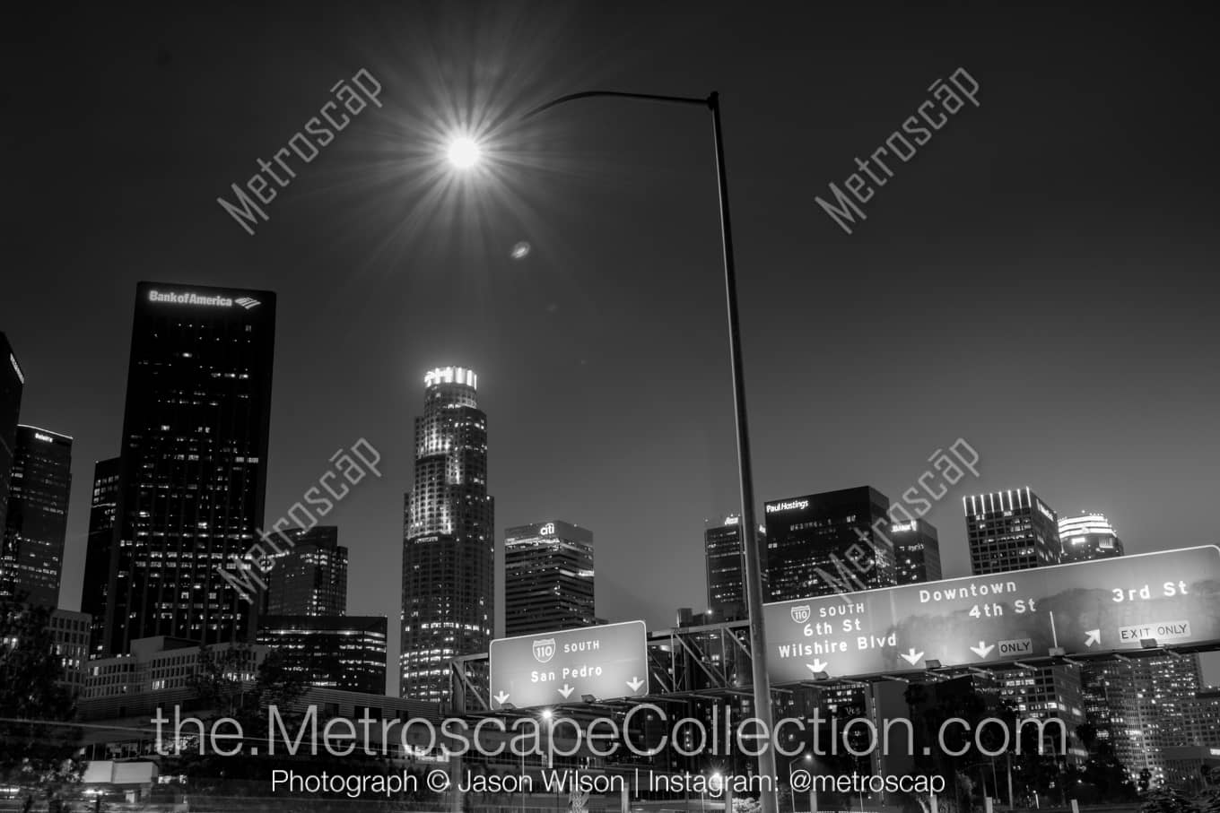 Los Angeles California Picture at Night