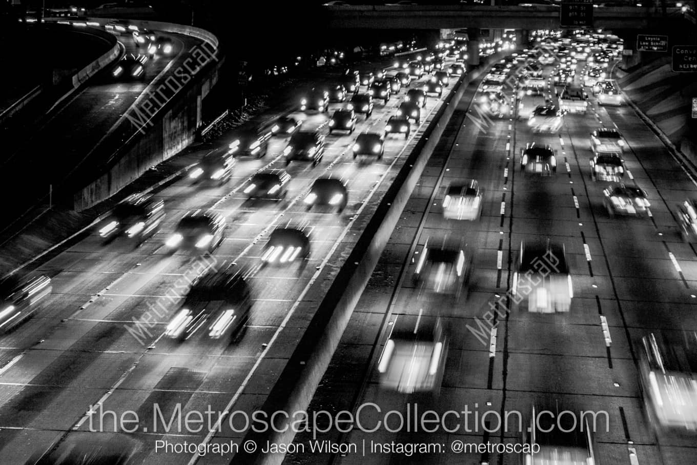 Los Angeles California Picture at Night