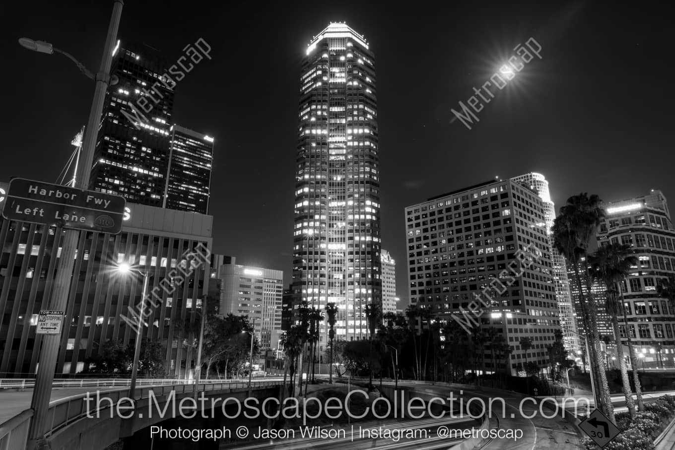 Los Angeles California Picture at Night