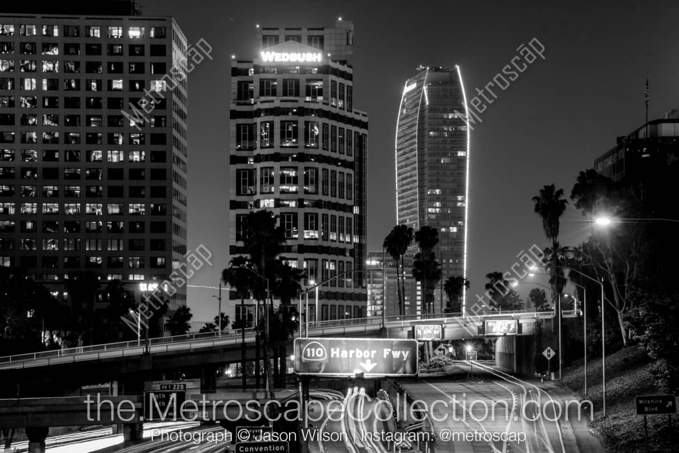 Los Angeles California Picture at Night