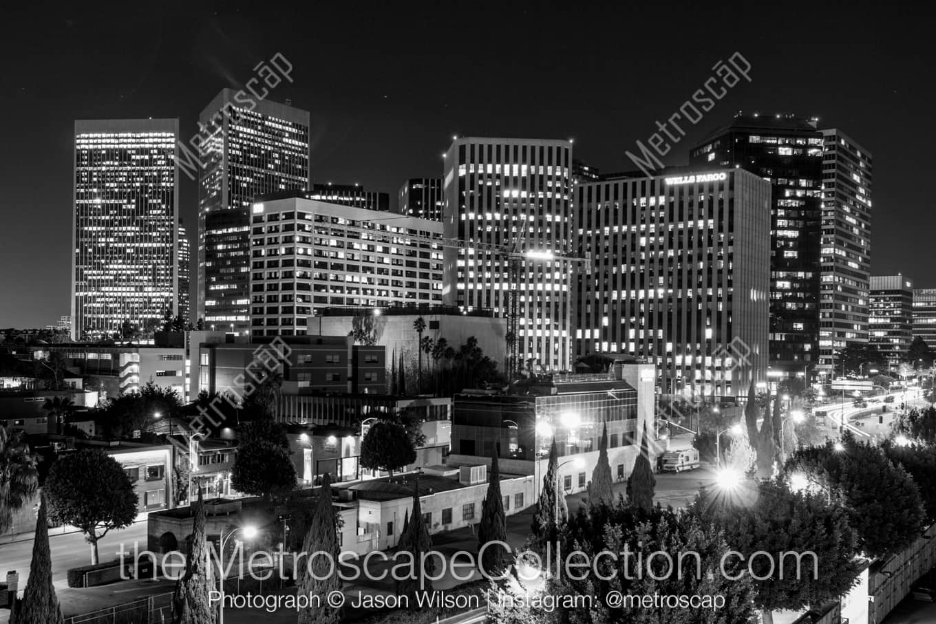 Los Angeles California Picture at Night