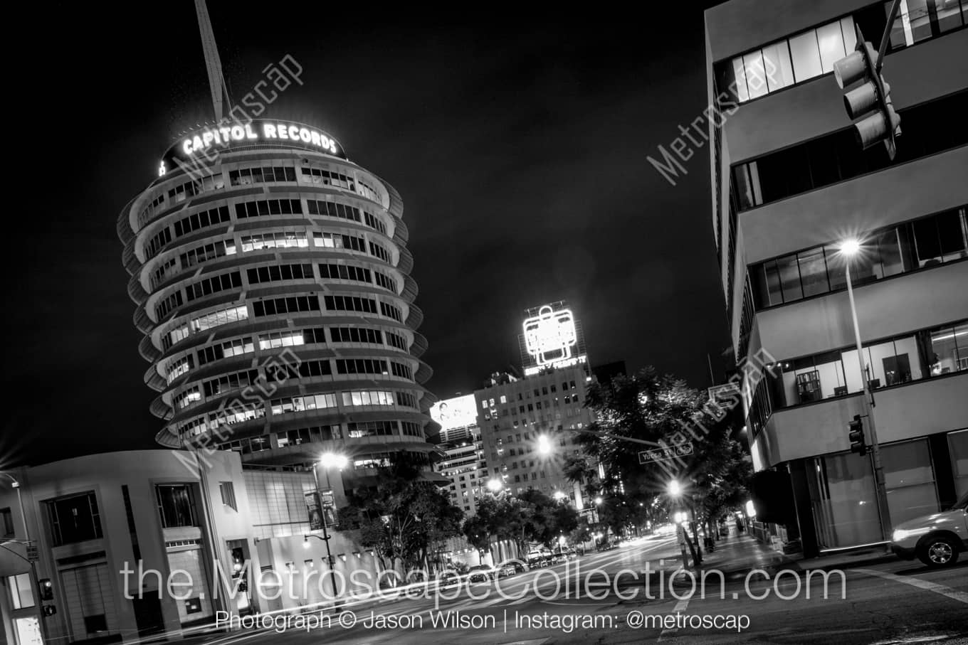 Los Angeles California Picture at Night