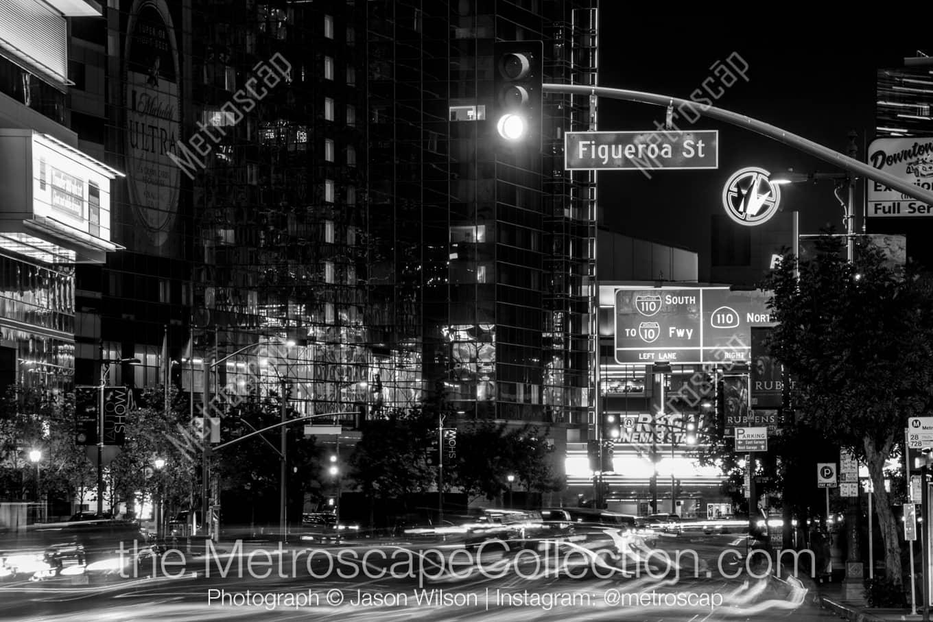 Los Angeles California Picture at Night