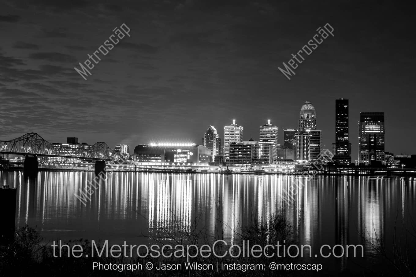 Louisville Kentucky Picture at Night