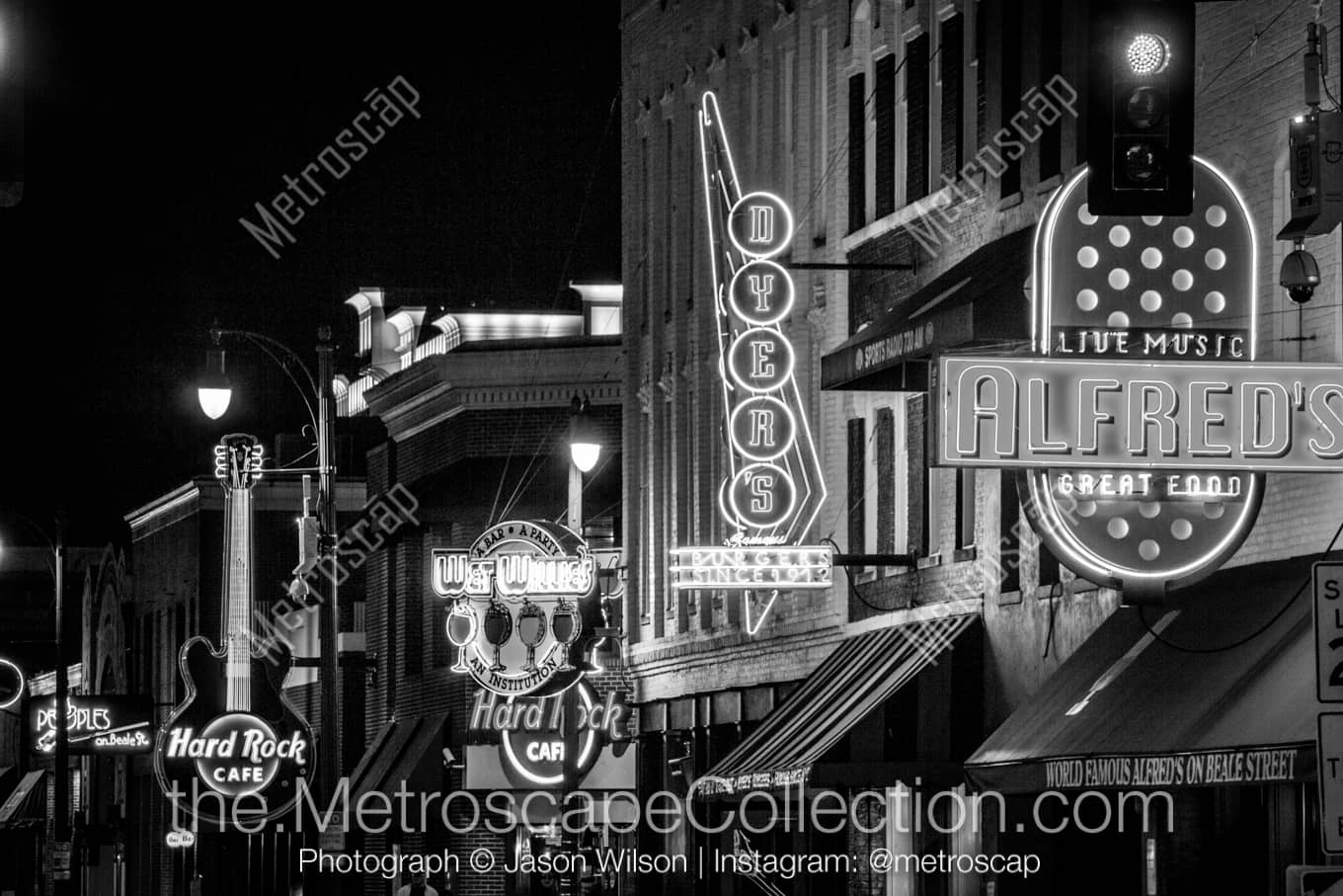 Memphis Tennessee Picture at Night