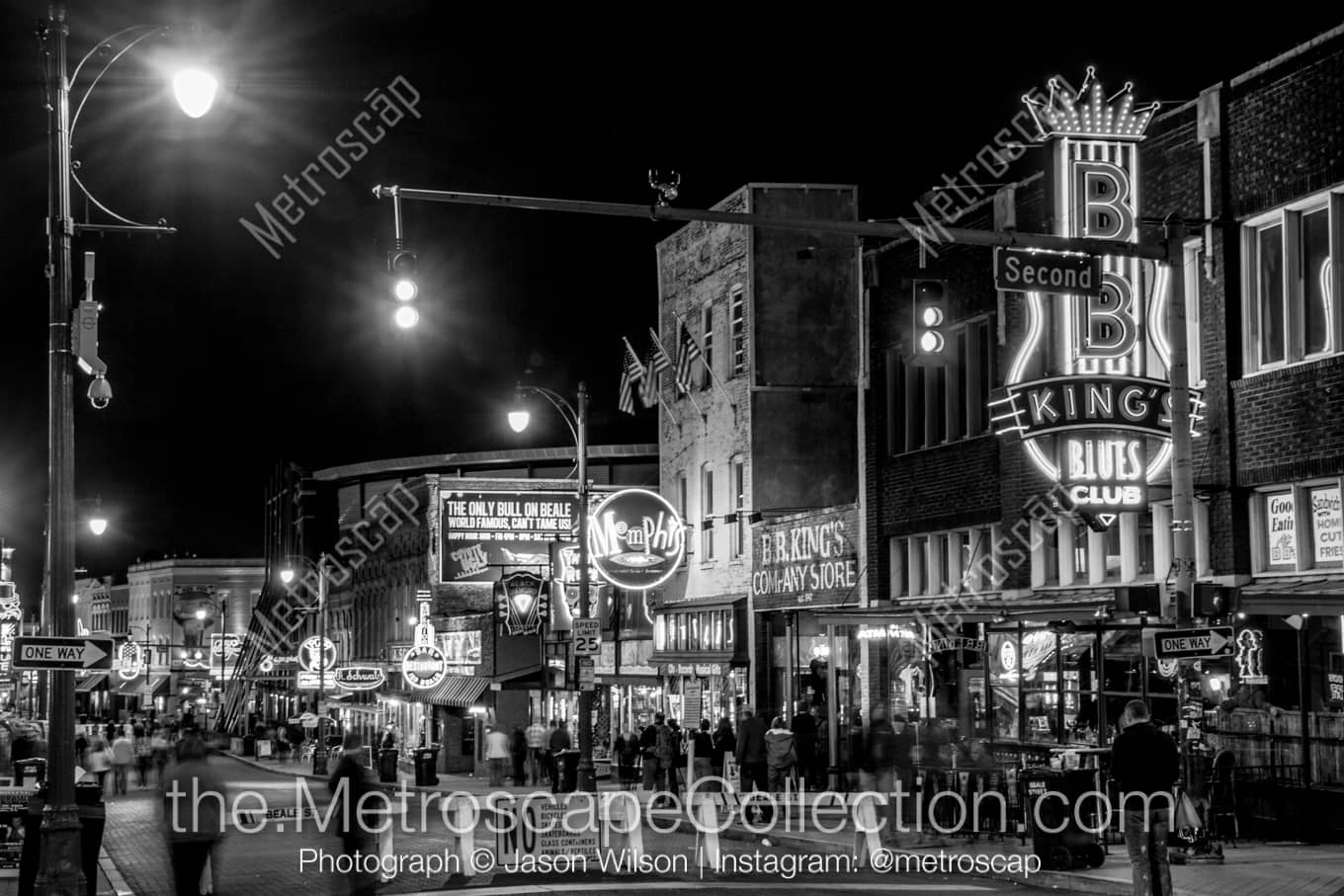 Memphis Tennessee Picture at Night