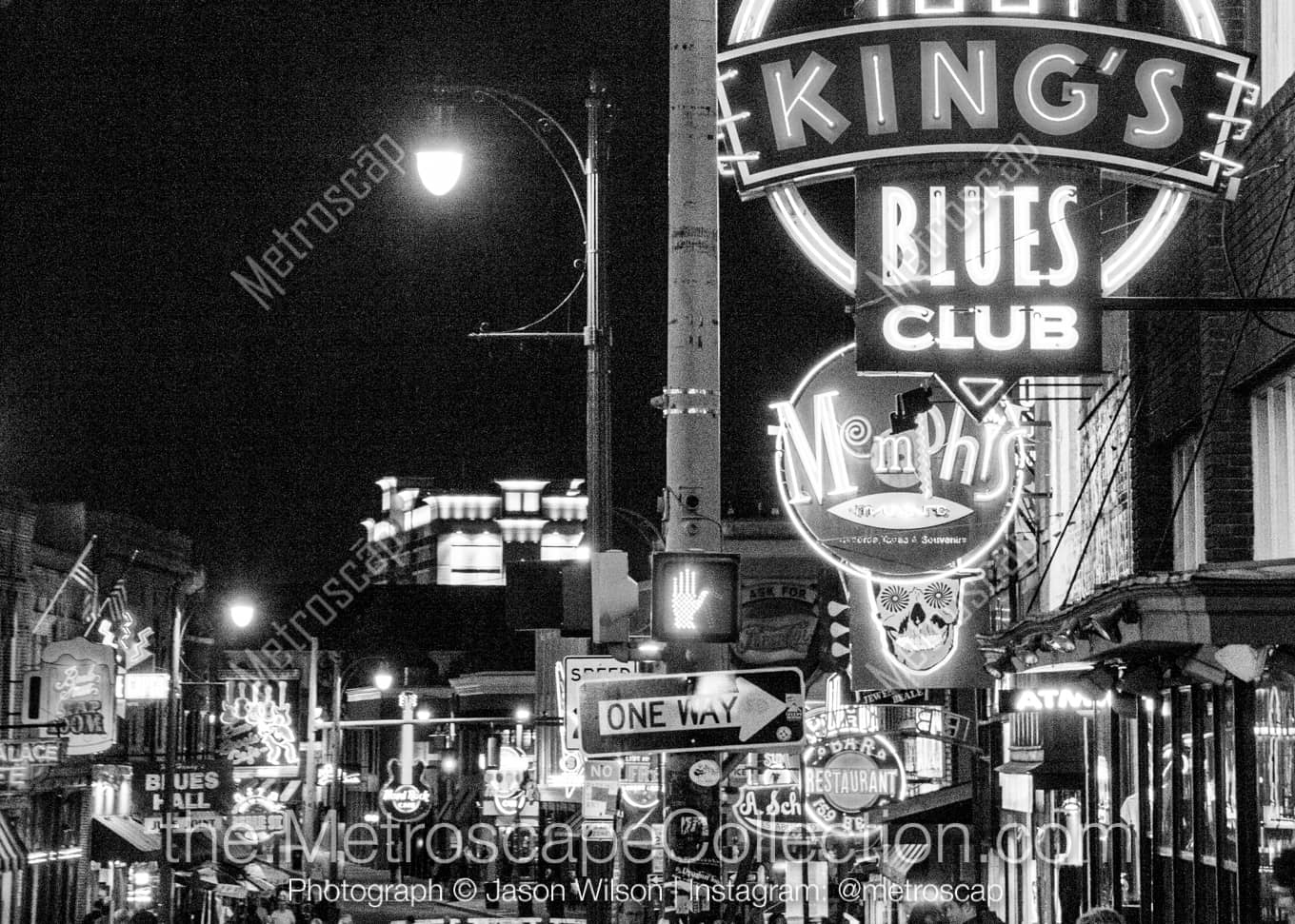 Memphis Tennessee Picture at Night