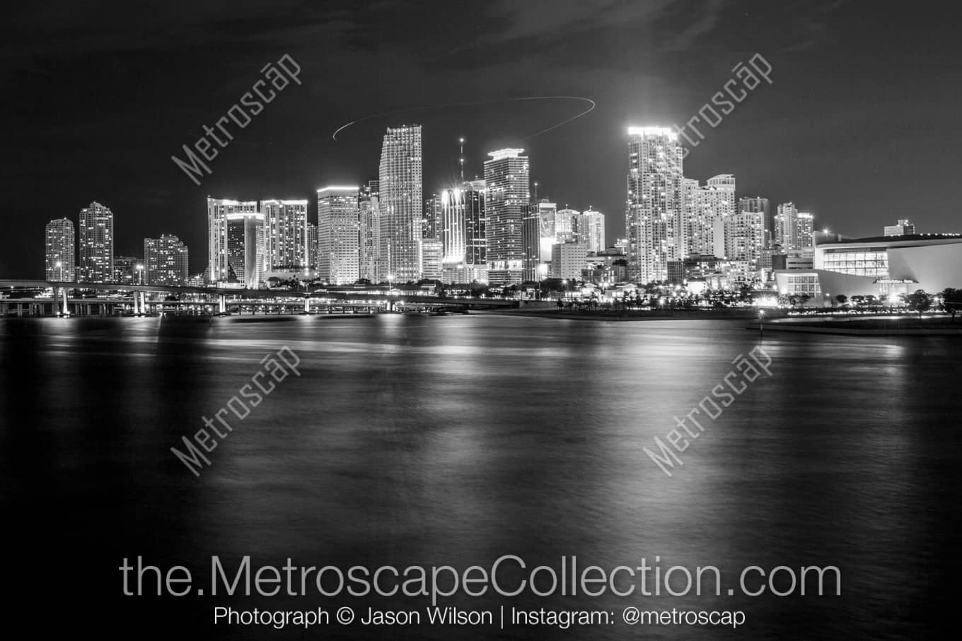 Miami Florida Picture at Night