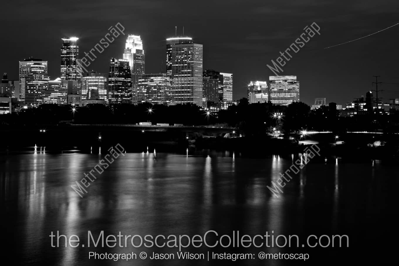 Minneapolis Minnesota Picture at Night