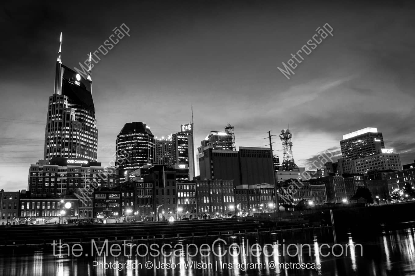 Nashville Tennessee Picture at Night