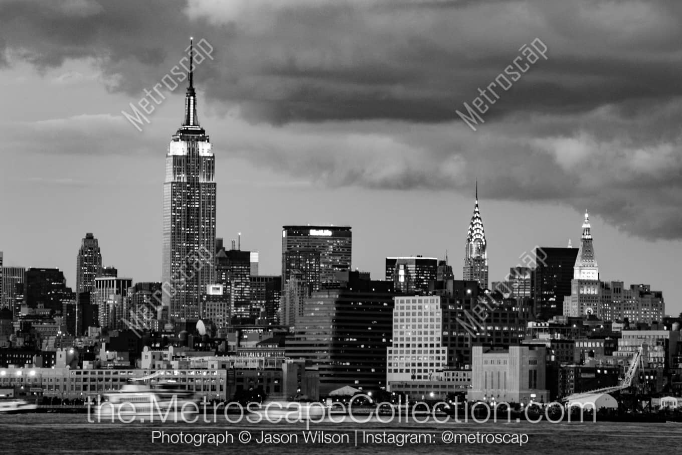 New York City New York Picture at Night