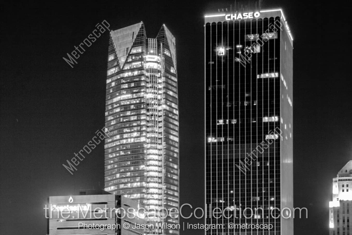 Oklahoma City Oklahoma Picture at Night