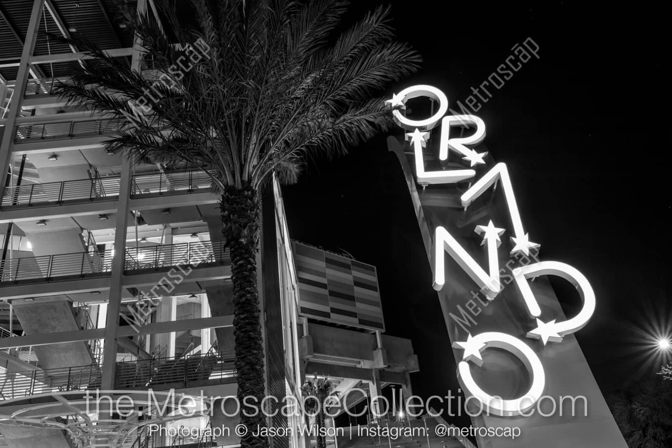 Orlando Florida Picture at Night