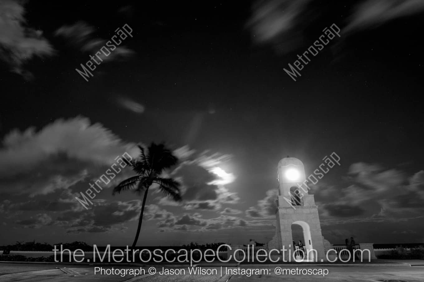 Palm Beach Florida Picture at Night