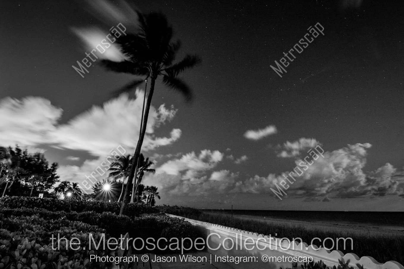 Palm Beach Florida Picture at Night