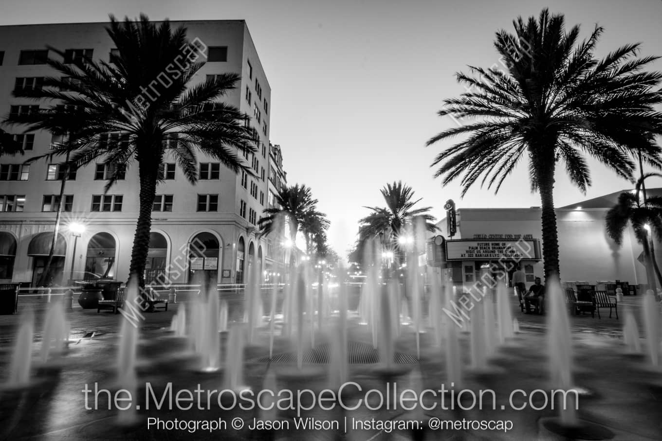 Palm Beach Florida Picture at Night