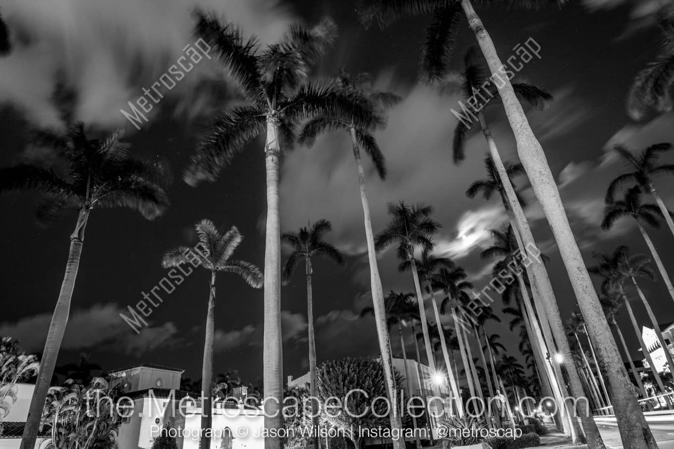 Palm Beach Florida Picture at Night