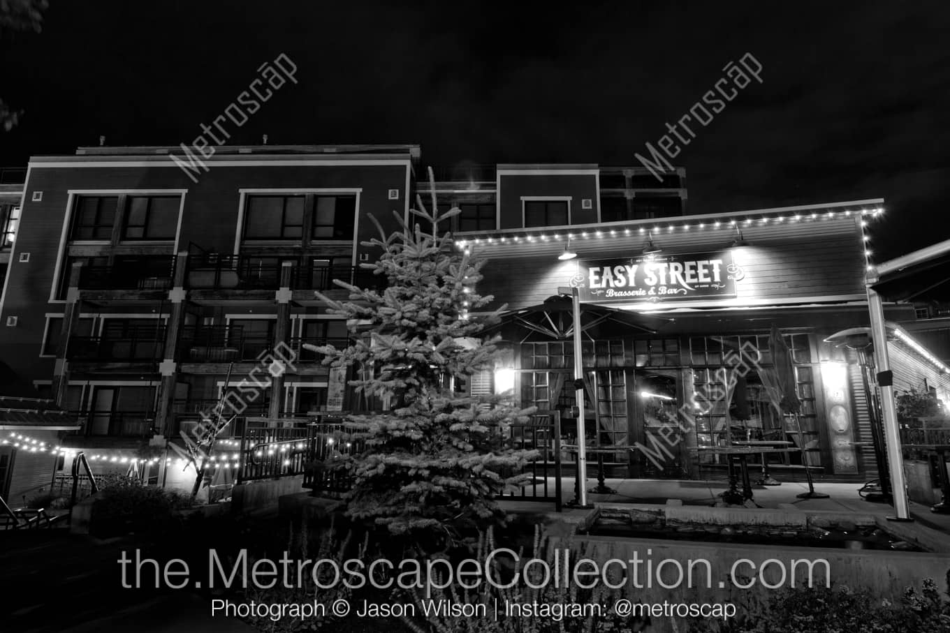 Park City Utah Picture at Night