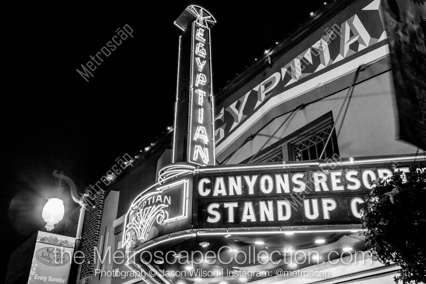 Park City Utah Picture at Night