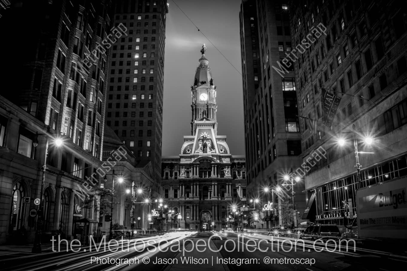 Philadelphia Pennsylvania Picture at Night