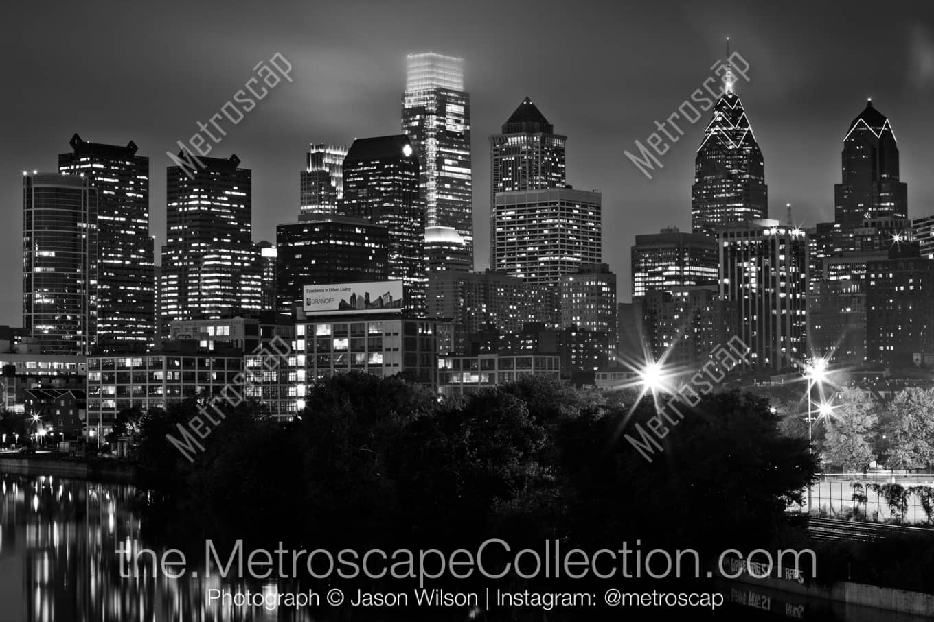 Philadelphia Pennsylvania Picture at Night