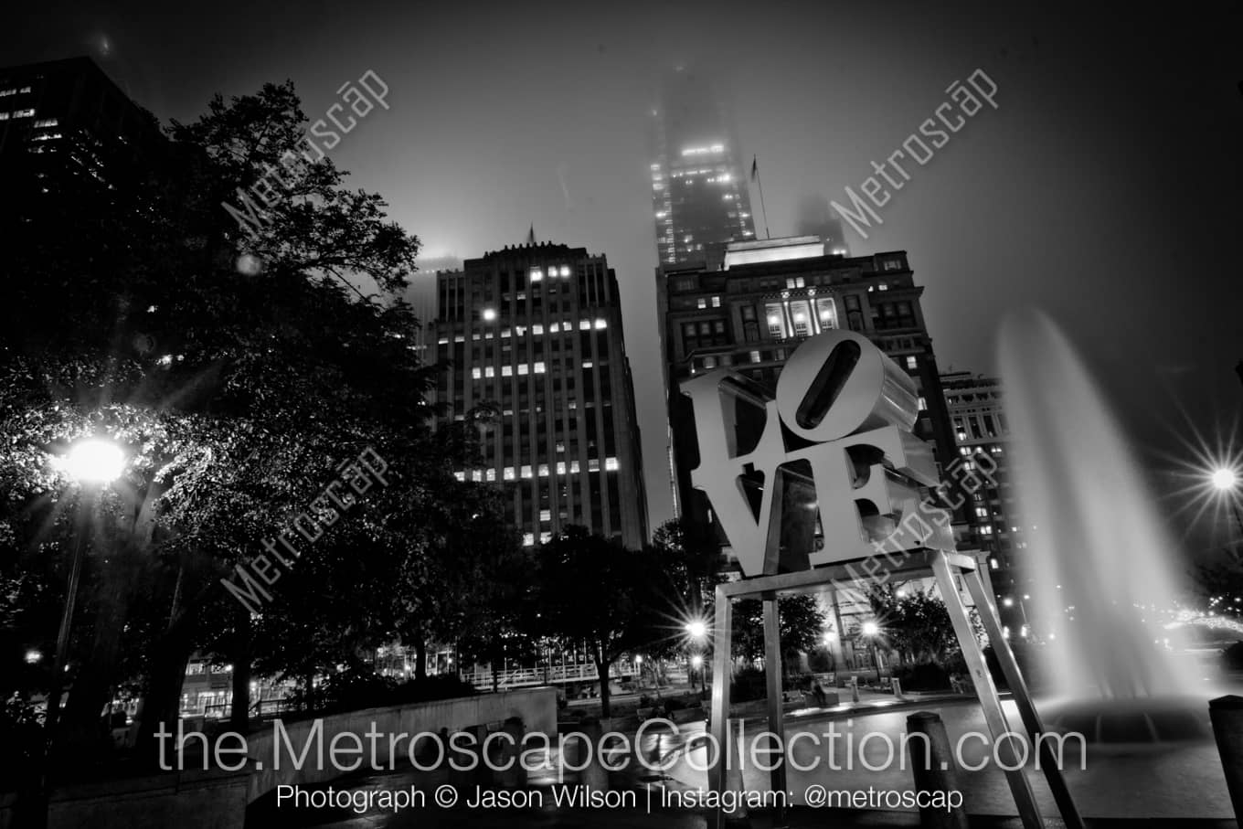 Philadelphia Pennsylvania Picture at Night