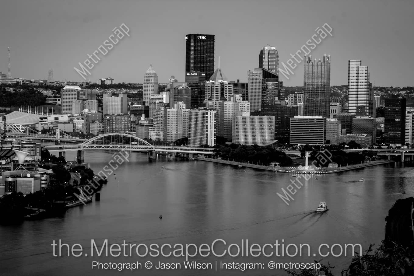 Pittsburgh Pennsylvania Picture at Night