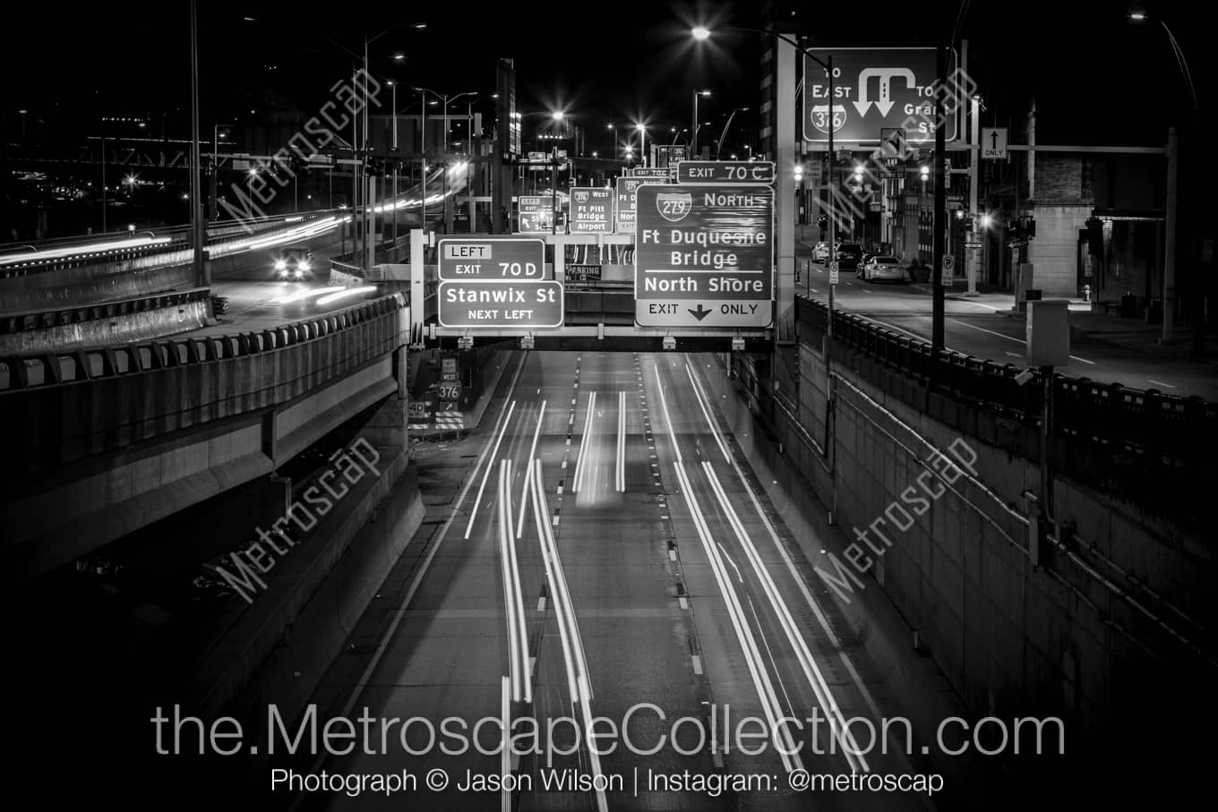 Pittsburgh Pennsylvania Picture at Night