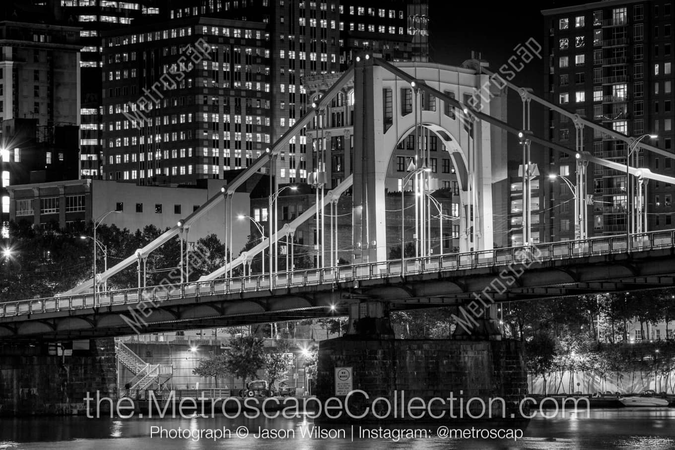 Pittsburgh Pennsylvania Picture at Night