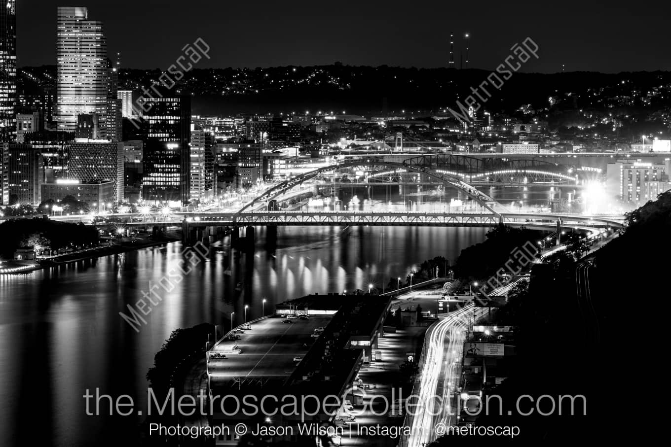 Pittsburgh Pennsylvania Picture at Night