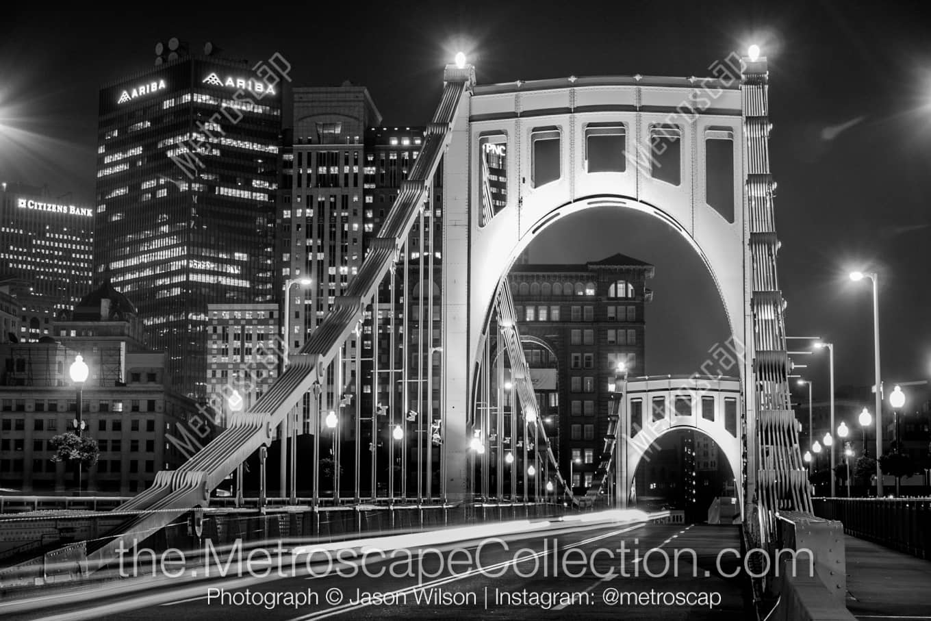 Pittsburgh Pennsylvania Picture at Night