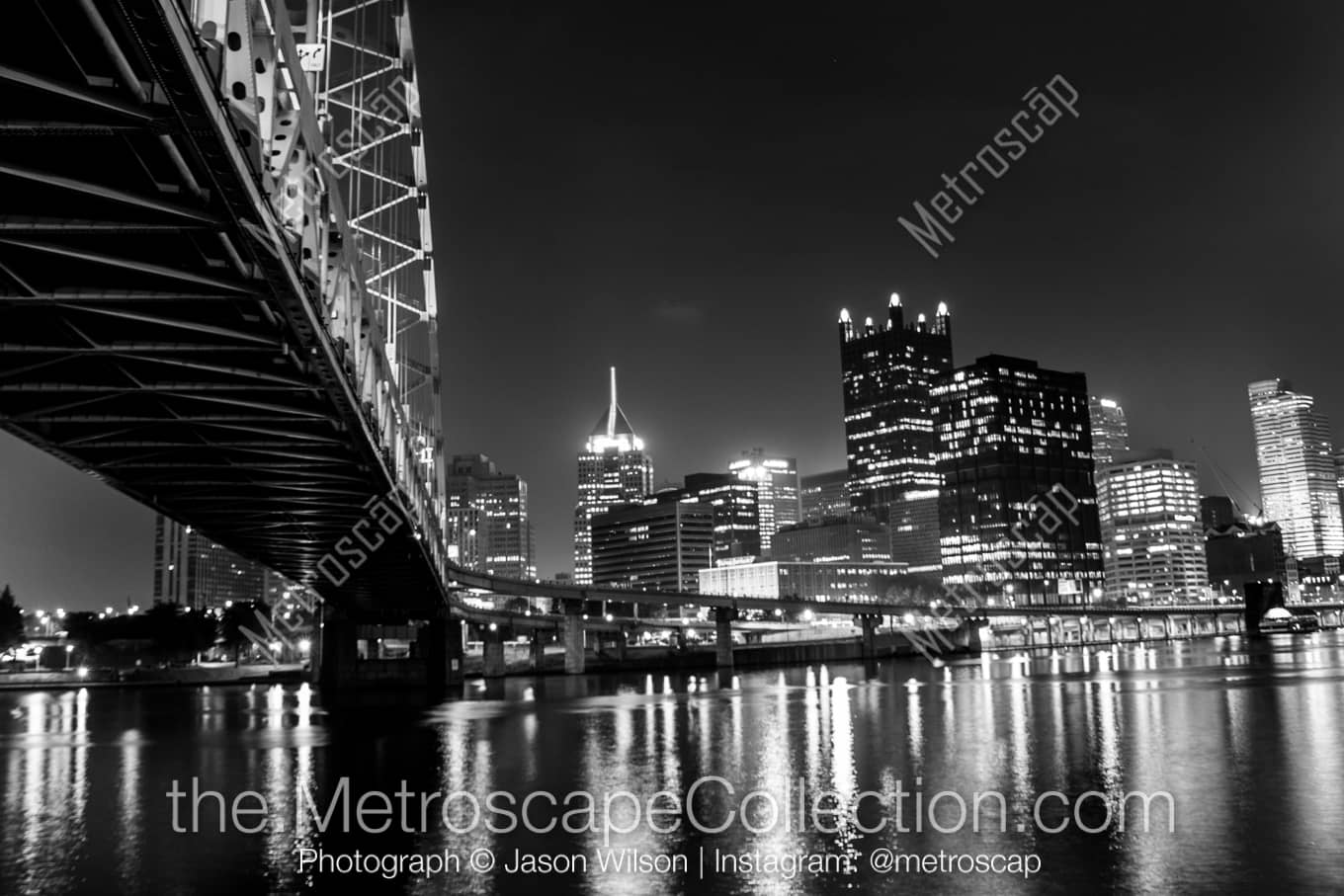 Pittsburgh Pennsylvania Picture at Night