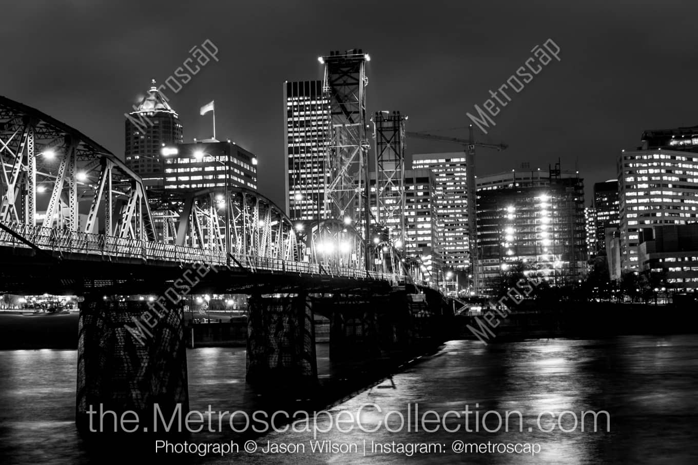 Portland Oregon Picture at Night