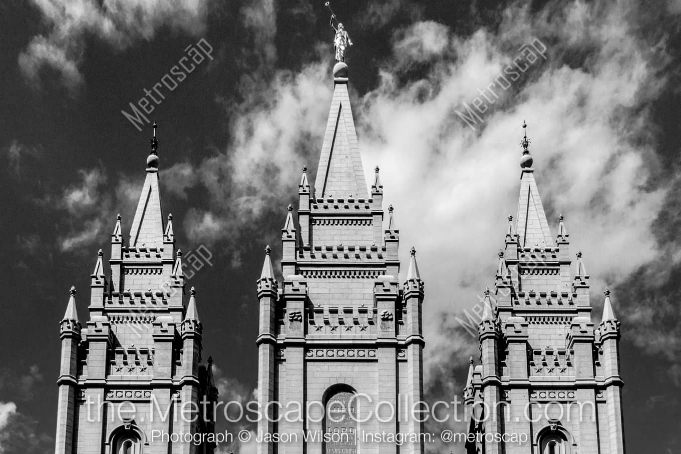 Salt Lake City Utah Picture at Night