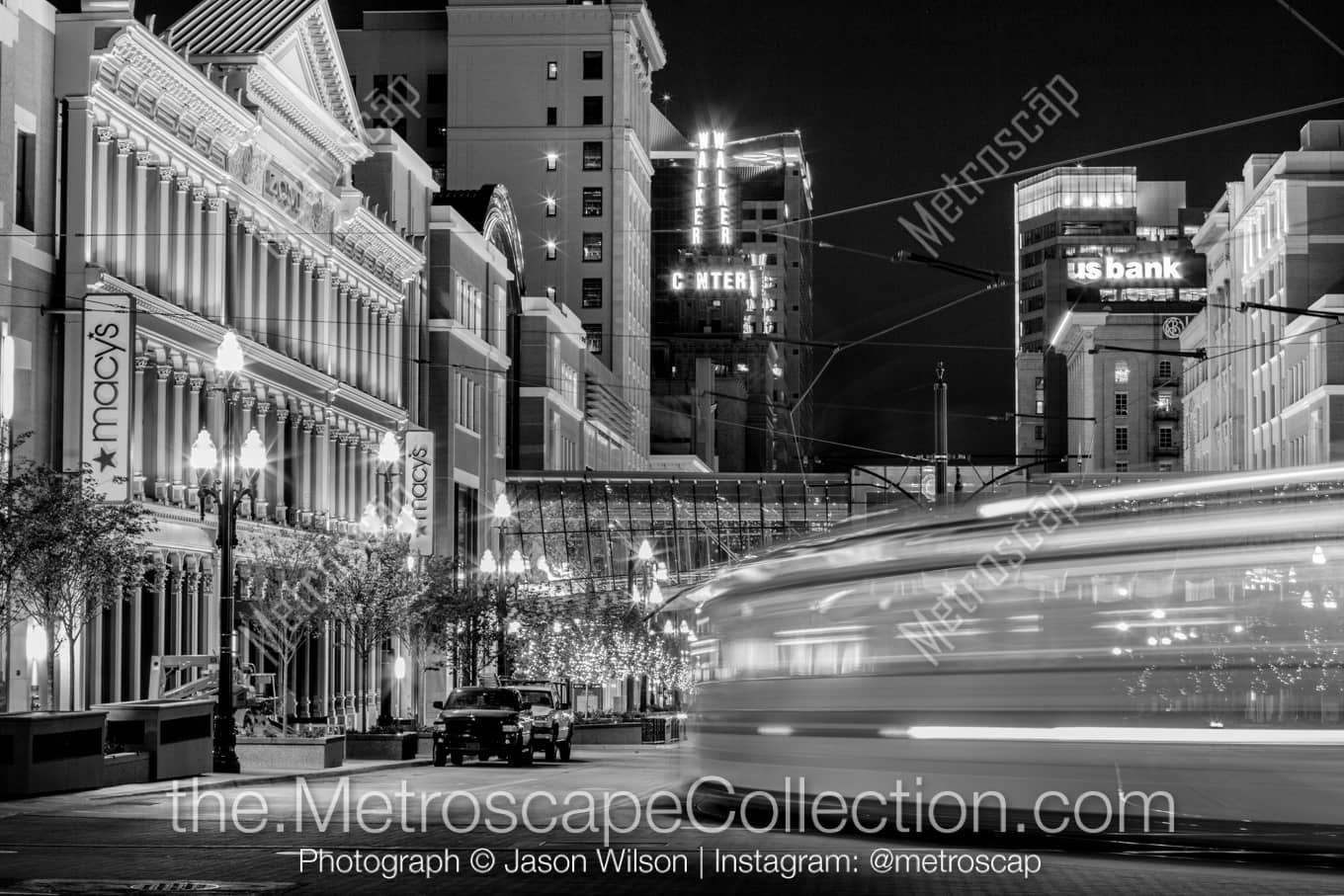 Salt Lake City Utah Picture at Night