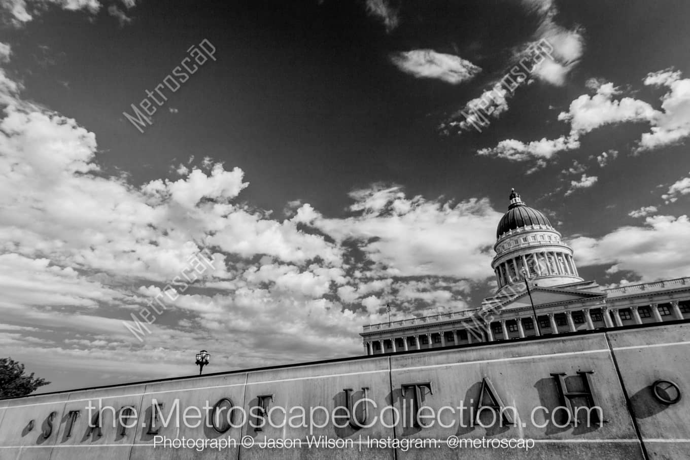 Salt Lake City Utah Picture at Night