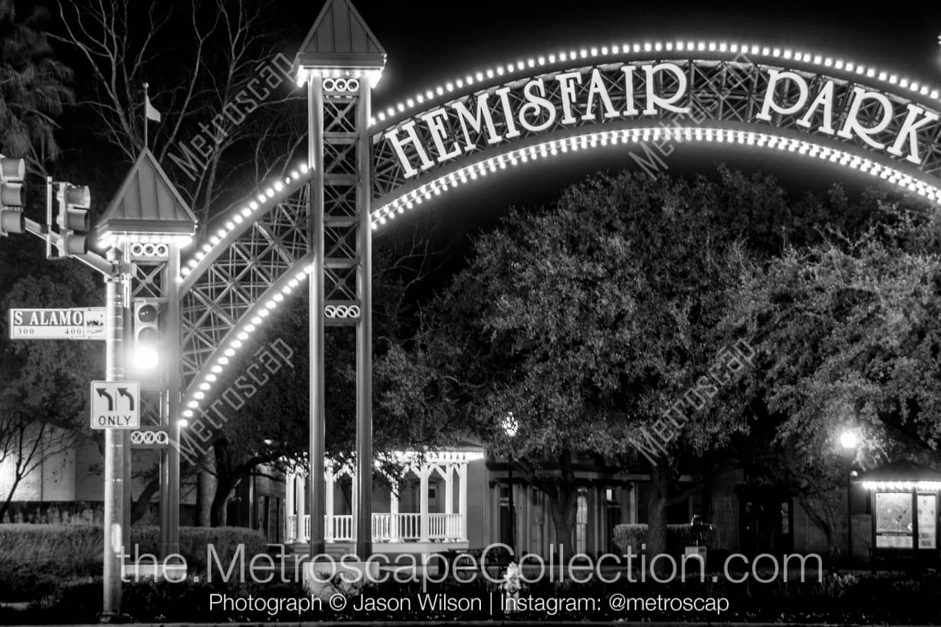 San Antonio Texas Picture at Night