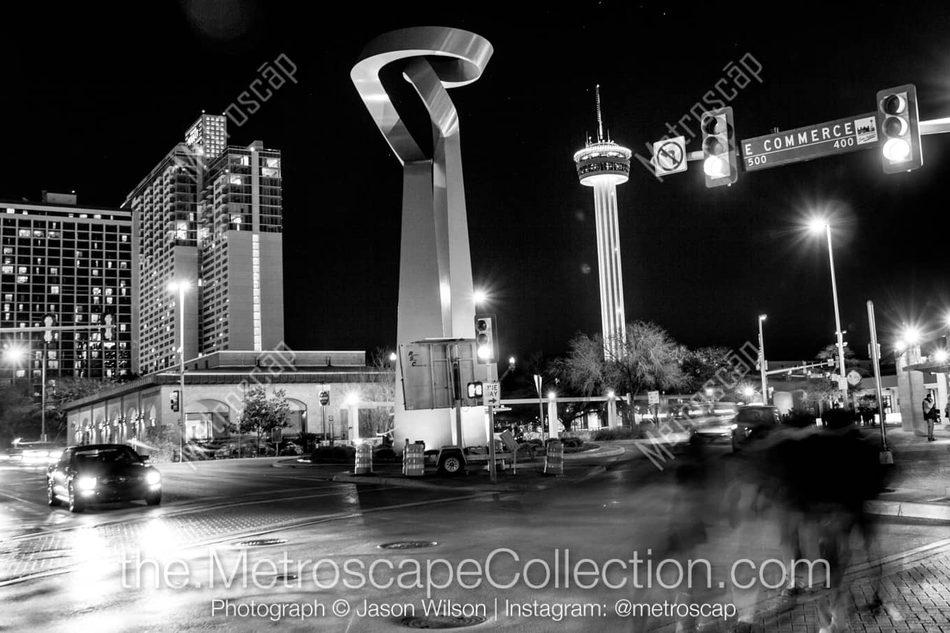 San Antonio Texas Picture at Night
