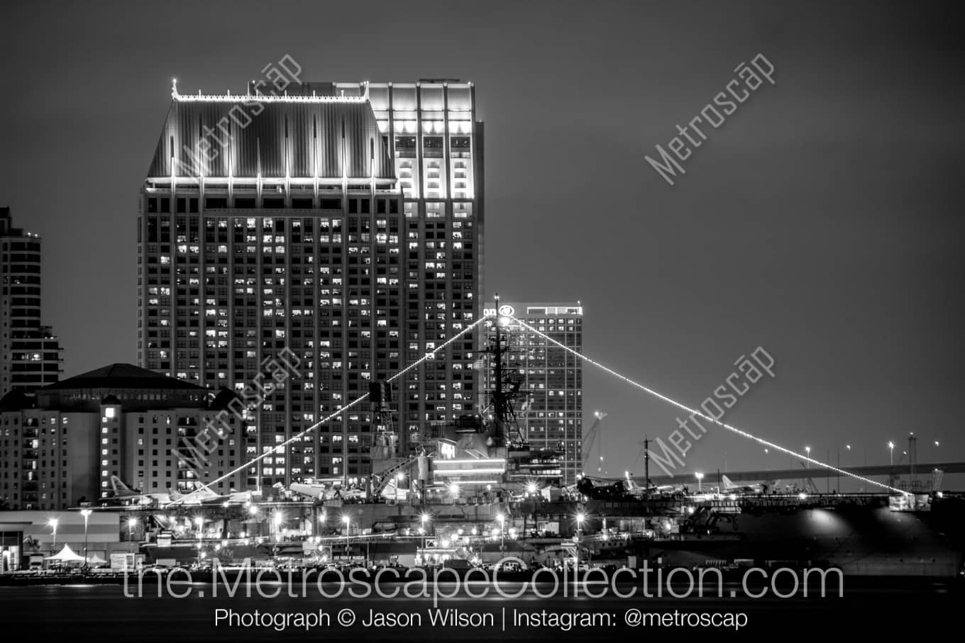 San Diego California Picture at Night