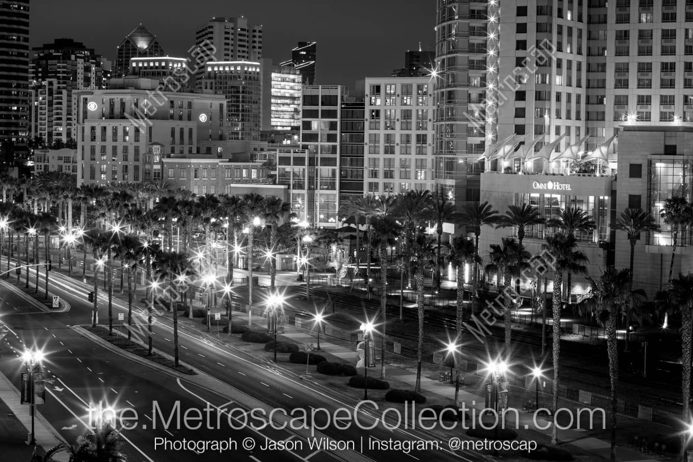 San Diego California Picture at Night