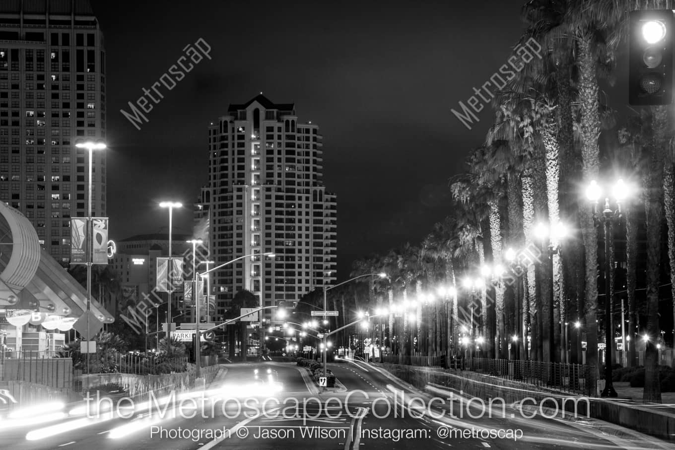 San Diego California Picture at Night