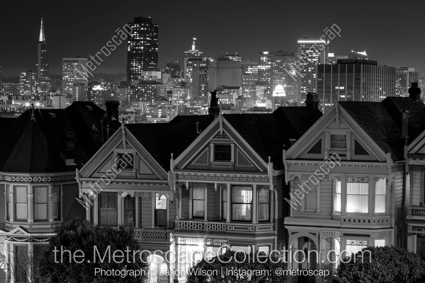 San Francisco California Picture at Night