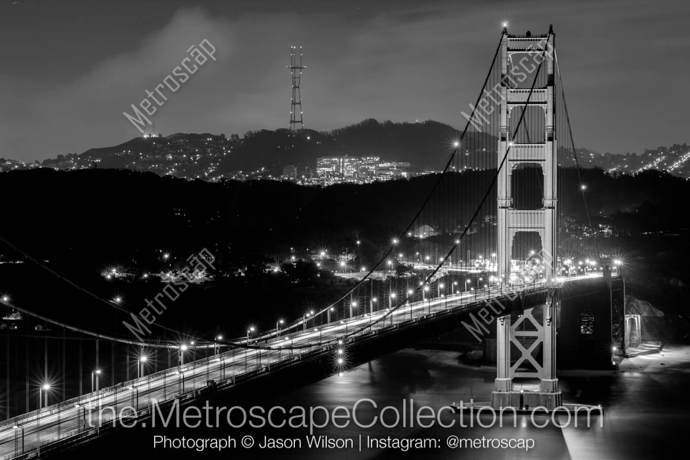 San Francisco California Picture at Night