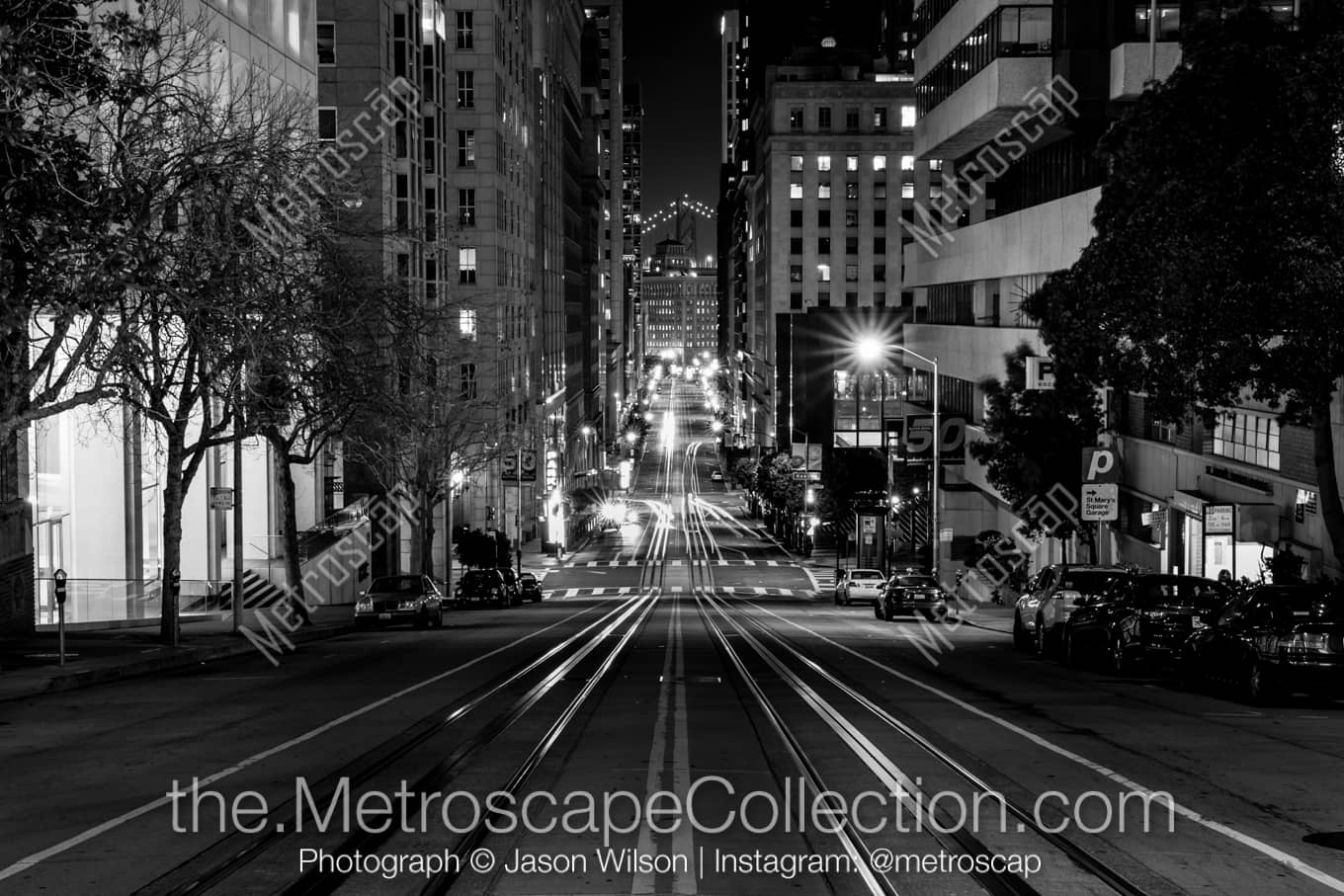 San Francisco California Picture at Night