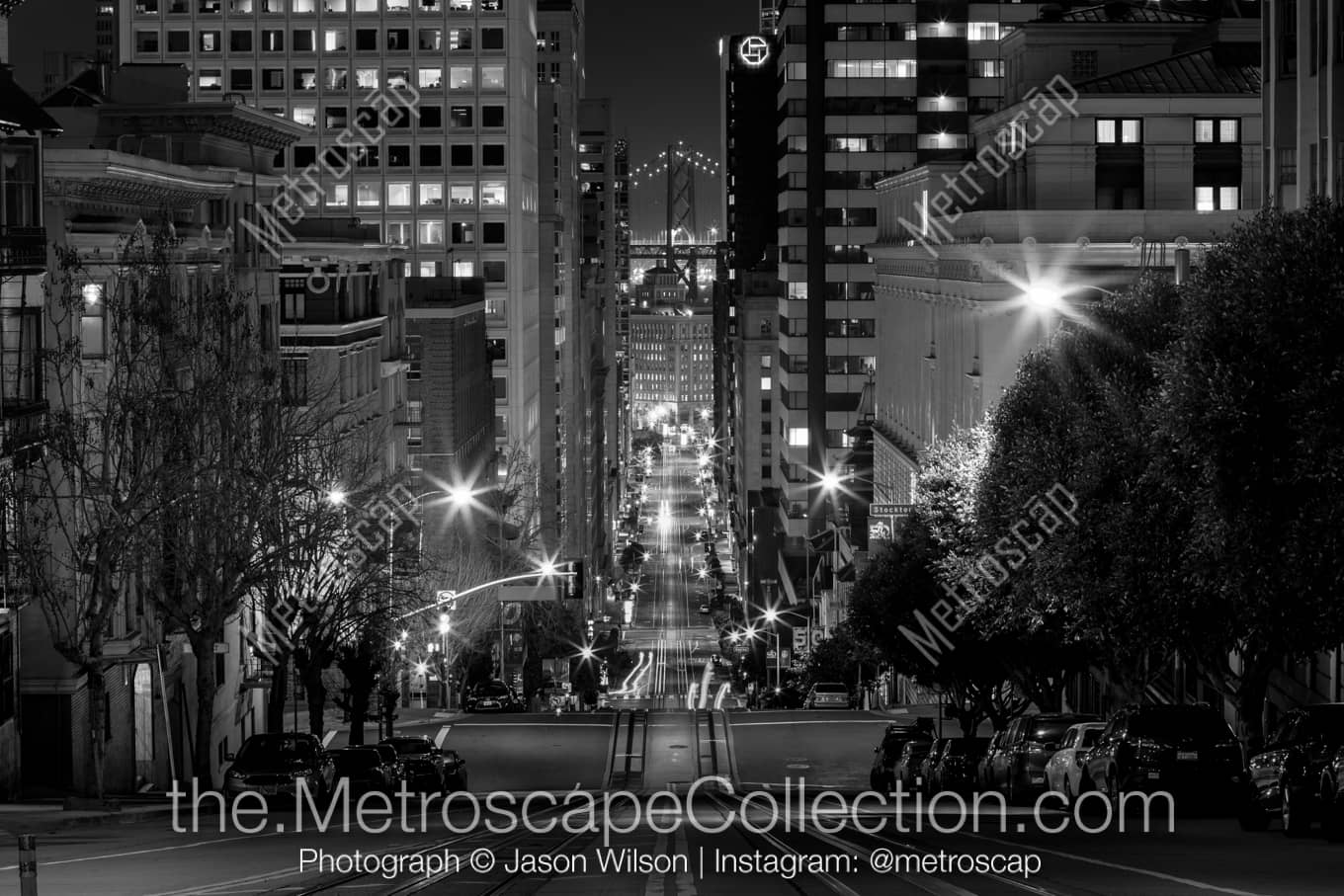 San Francisco California Picture at Night