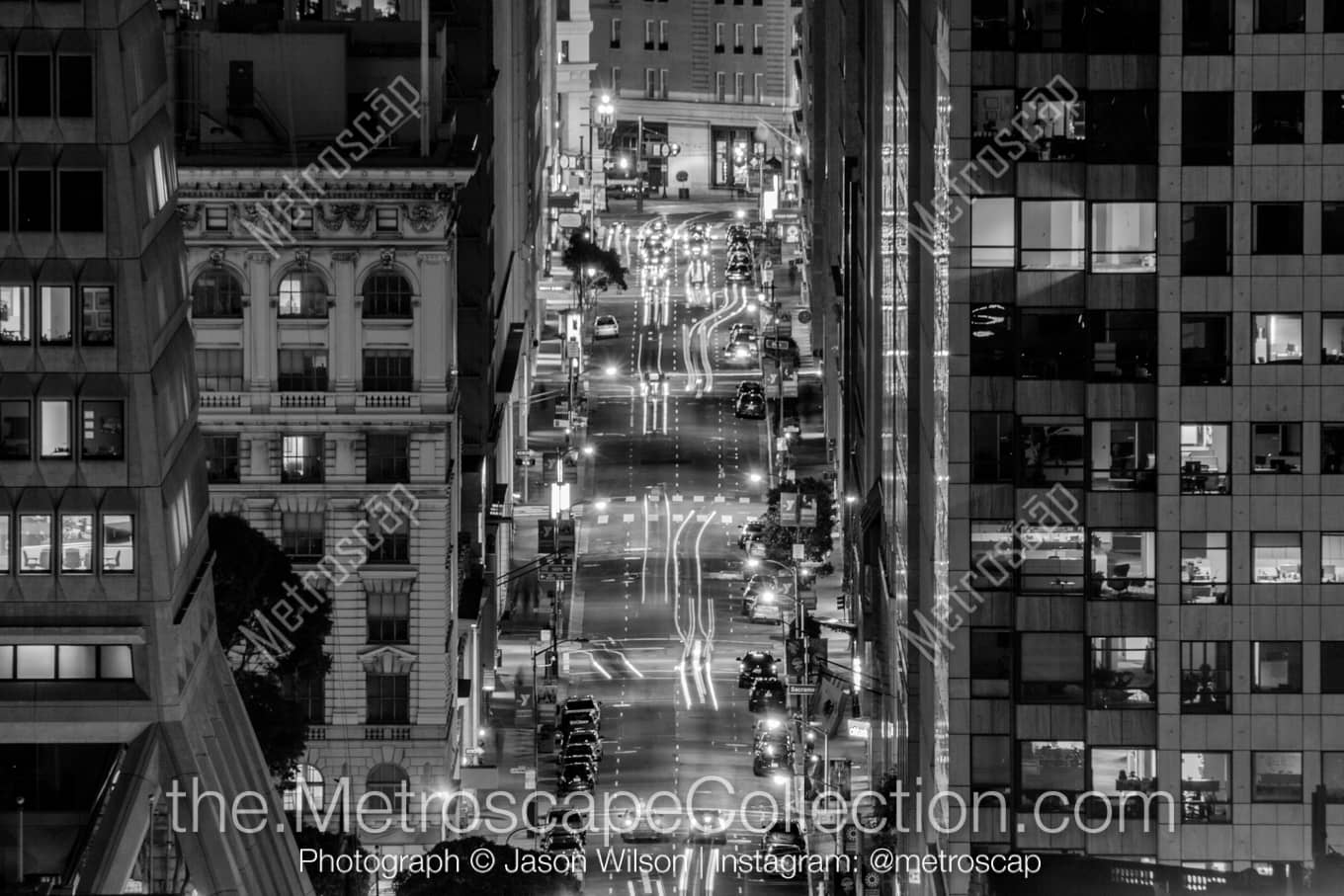 San Francisco California Picture at Night