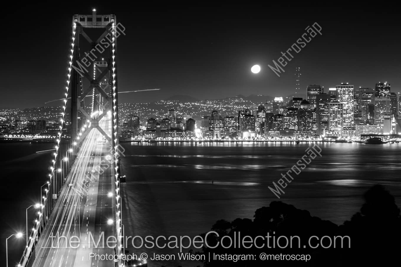 San Francisco California Picture at Night