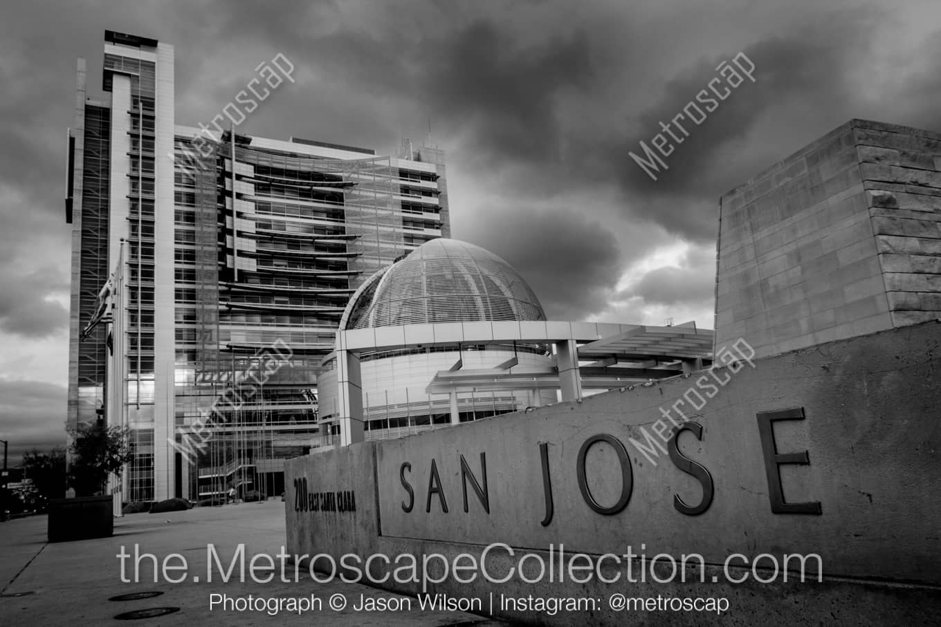 San Jose California Picture at Night