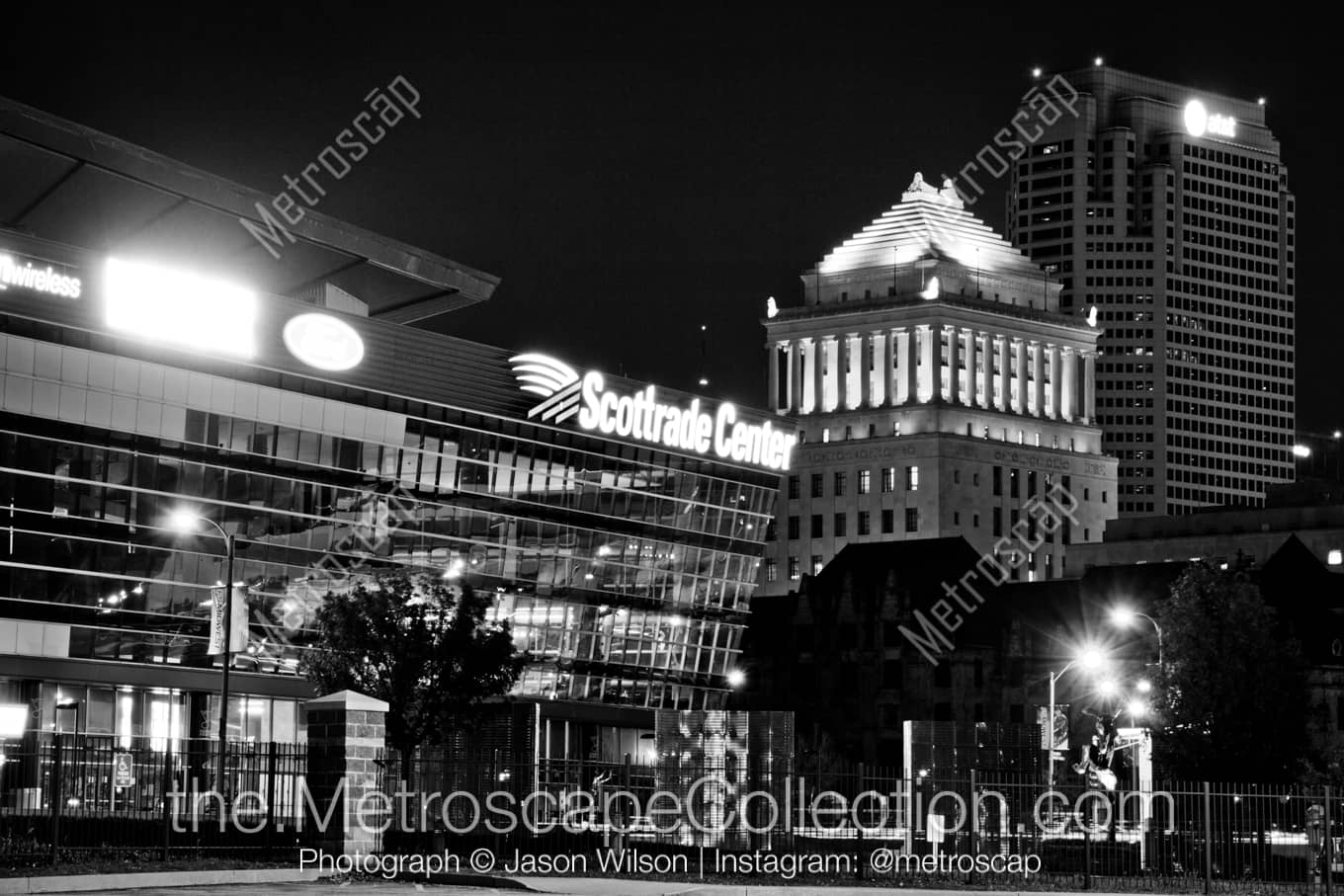 St Louis Missouri Picture at Night