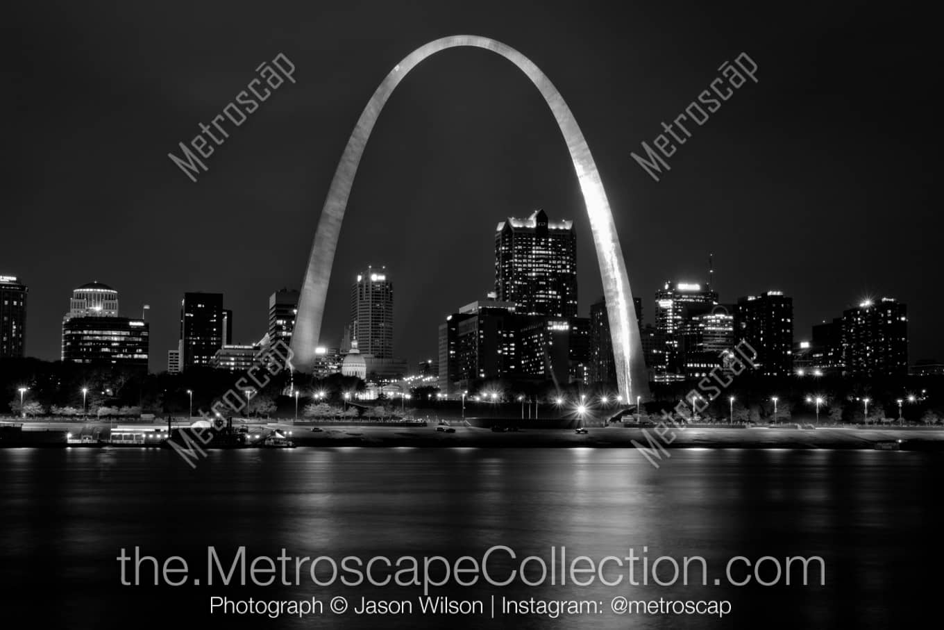 St Louis Missouri Picture at Night